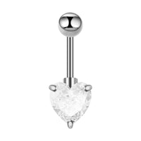 Stainless Steel Zircon Five-pointed Star Nail Navel Decoration Piercing Jewelry