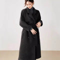 Extended Over-the-knee Double-sided Woolen Coat Women's Coat