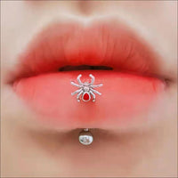 Eyebrow Nail Spider Punk Retro Titanium Steel Rod
