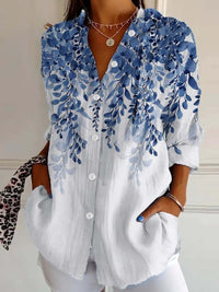 Women's Long Small Floral Print