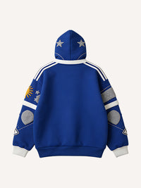 Fashion Casual Printed Polyester Sweater