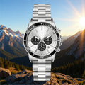 High-End Business Steel-Strap Mens Quartz Watch