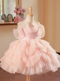 Girls' Catwalk Piano Performance Dress Princess Pettiskirt