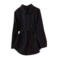 Large Lazy Style Long Sleeved Shirt For Women