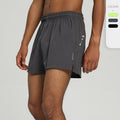 Summer Marathon Running Exercise Elastic Quick-drying Three-point Sports Shorts Men
