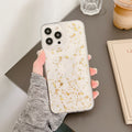 Ottwn Gold Foil Clear Phone Case For