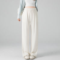 Vintage Acetate Fiber High-waisted Cool-to-the-touch Wide-leg Pants