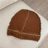 Knitted Wool Hat With Ear Protector