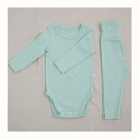 Children's Clothing Spring Baby Jumpsuit High Waist Belly Protection Pants Suit