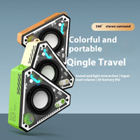 V2 Cool Mecha Bluetooth Speaker HiFi Surround Sound Outdoor Portable