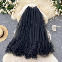 Fairy-like Tulle Skirt In A Soft Niche Winter Style