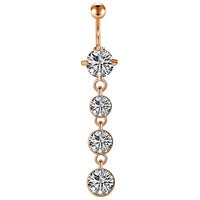 Five-piece Set Navel Stud European And American