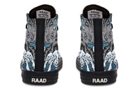 Printed Couple High Top Canvas Shoes