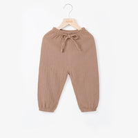 Children's Mosquito Pants Cotton And Linen Loose Ramie Gauze Casual Pants