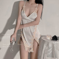 Ladies' Homewear Lace Sling Ice Silk Nightdress