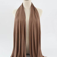 Solid Color Rayon Jersey Women's Scarf Mercerized Cotton Modal Kerchief