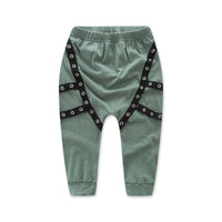 Ins Summer Boys' Short-sleeved Casual Suit Letter Print Top Trousers