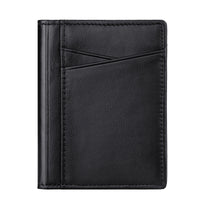 Multi-card Slot RFID Real Cowhide Bank Card Holder ID Holder