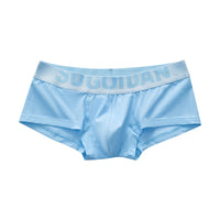 Men's Fashion Low Waist Panties U Convex Pure Cotton Boxer Brief Slim Sports Breathable Boxers