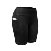 Pocket Five-Point Pants High-Waist Stretch Sports Yoga Pants