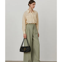 New Niche Womens Cowhide Underarm Tote Shoulder Bag