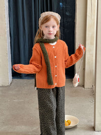 Leisure Alpaca Fleecefiber Girl's Cardigan Sweater Children