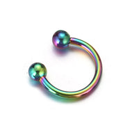 Conical Curved Rod Titanium Steel Lip Nail Ear Bone