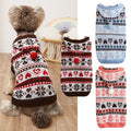 Pet Clothes Snowflake Love Striped Camouflage Knitted Warm Bardo Bichon VIP Dog Sweater