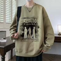 Autumn And Winter Brushed Hoody Pu Handsome Long Sleeve