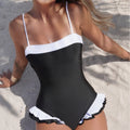 New Solid-color One-piece Swimsuit For Women