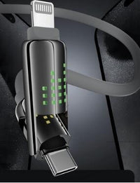 12m Lengthened Super Soft Liquid Four-in-one For Android Fast Charge Data Cable