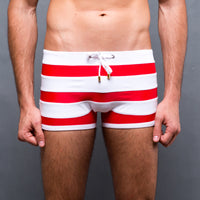 Men's Striped Boxer Shorts Sexy Striped