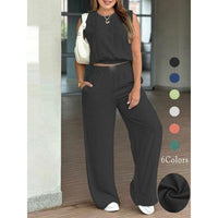 Women's Breathable Casual Top And Pants Set