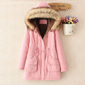 Mid-length Drawstring-fit Cotton Hoodie