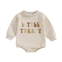 Children's Printed Contrast Color Romper