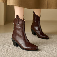 Women's Square Heel Fashion Boots