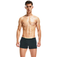 Casual Men's Shorts Cotton Solid Color Pocket Low Waist Sports Pants