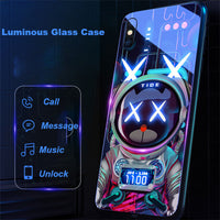 Flashing Shell Voice-activated Luminous Mobile Phone Case