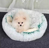 Soft Warm Velvet Cat Cave Nest Bed