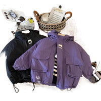 Boys Fashion Personality Hoodie Padded Coat