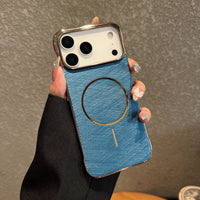 New Electroplating Frameless Magnetic Phone Case