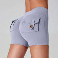 Sports Fitness Workwear Pocket Training Peach Quick-dry Butt-lifting Yoga Pants