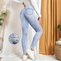 Womens Stretch Denim Pants For Spring And Autumn