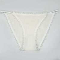 Lace Temptation Sexy Low Waist Thin Strap Girly Panties