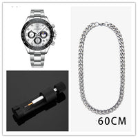 Men's Multi-functional Fashion Waterproof Quartz Watch