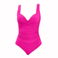 European And American Push Up Hard Bag One-piece Swimsuit