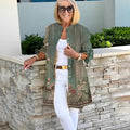 New Fashion Temperament 3d Printed Long-sleeved Shirt