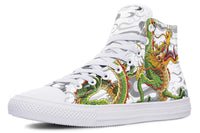 Printed Couple High Top Canvas Shoes