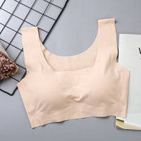 No Trace Adhesive Bra Gathered No Steel Ring Sports Vest Female