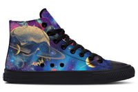 Printed Couple High-top Canvas Shoes